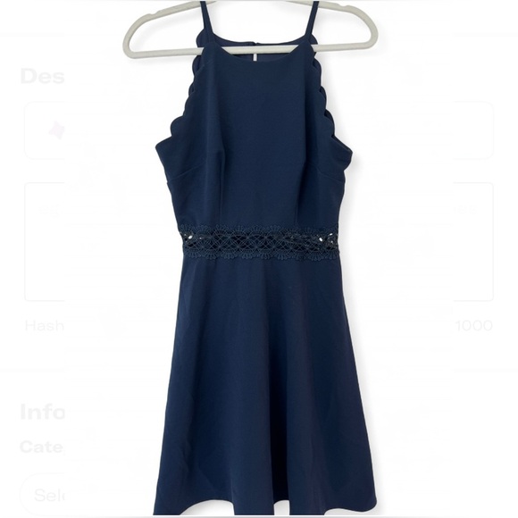 Navy Fit and Fare Dress EUC - Picture 1 of 5